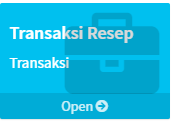 Menu Transaksi Resep