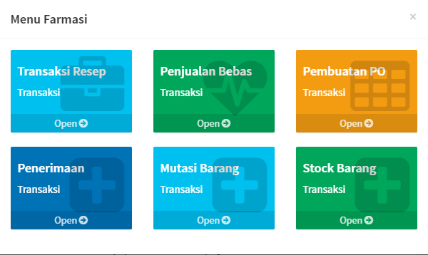 Menu Farmasi
